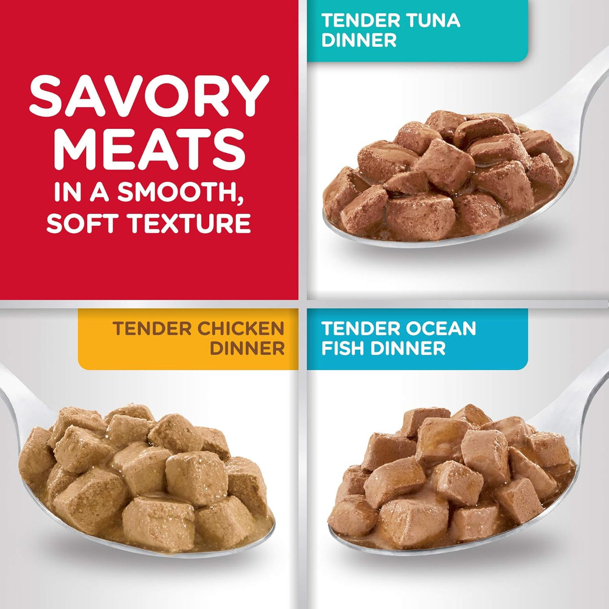 Alimento húmedo enlatado para gatos paquete de 12