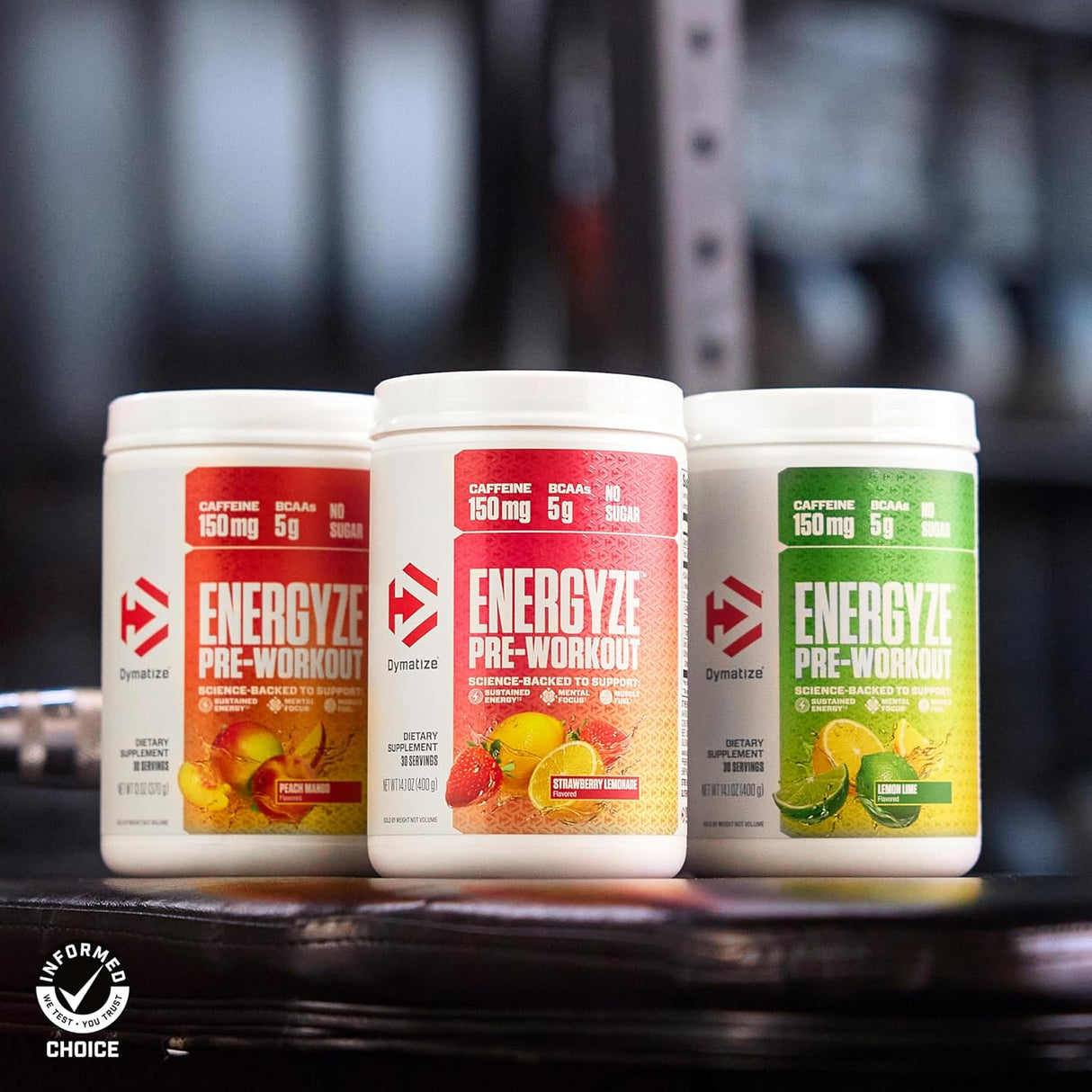 Dymatize Energíaze Pre Entreno BCAA 30s