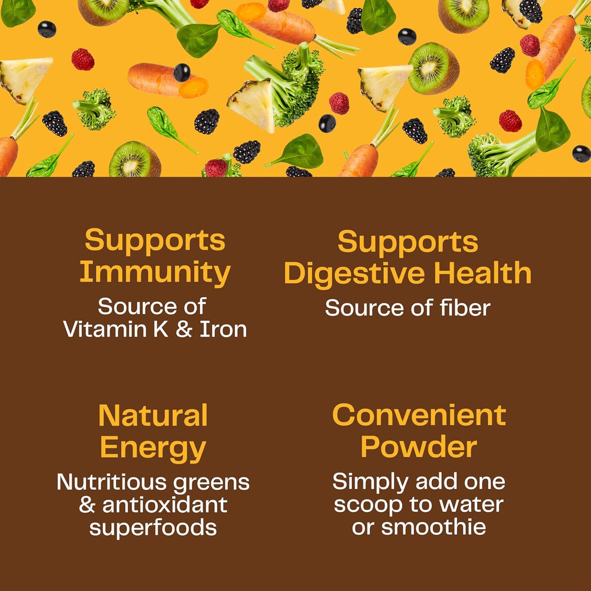 Suplemento Amazing Grass Superfood bayas verdes