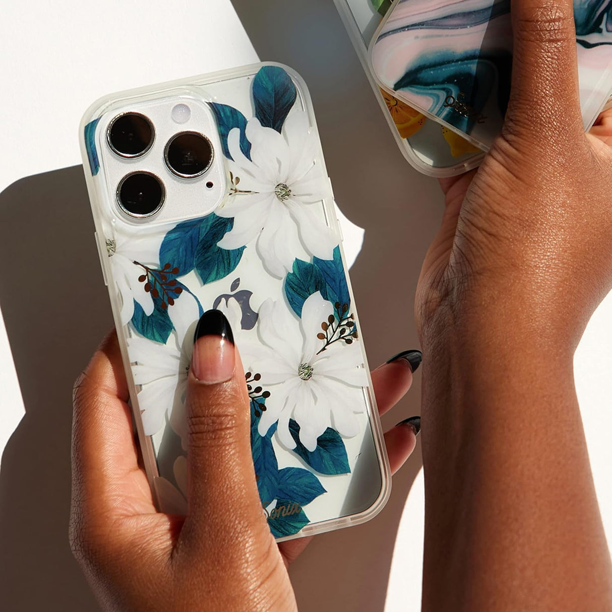 Funda compatible para celulares blanco