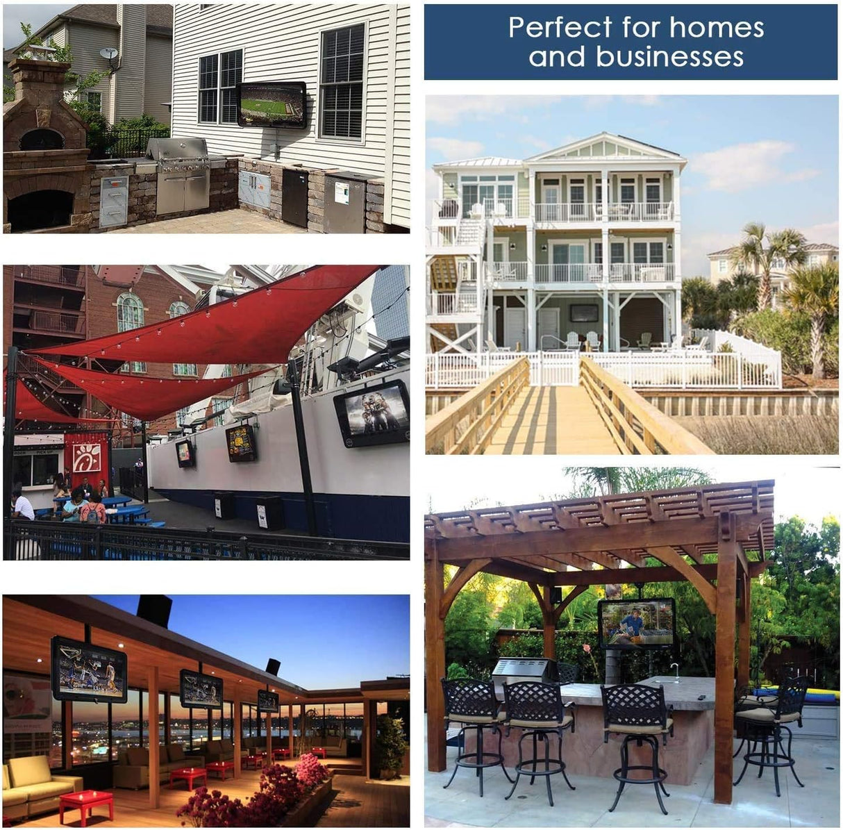 Caja para TV Exterior, TV Shield, Montaje, Ventilador, Gen 2