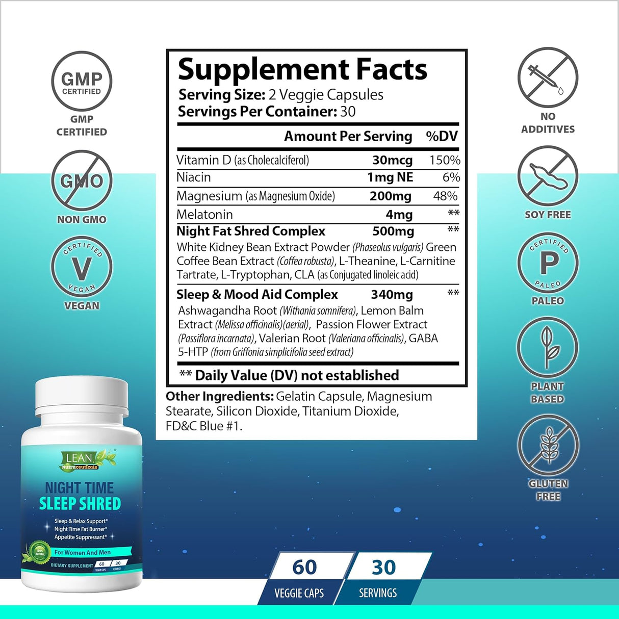 Quemador de grasa rápido para dormir nocturno