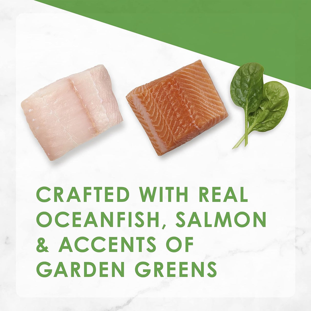 Purina Fancy Feast Comida para gatos con pescado oceánico y salmón - (2) bolsa de 3 libras