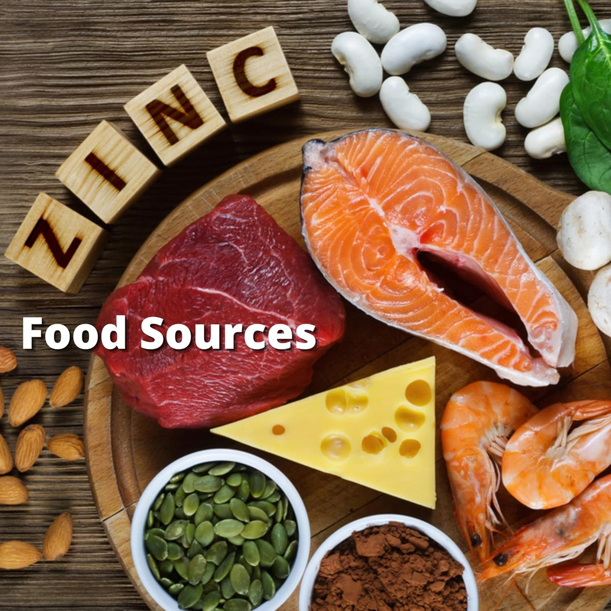 Suplemento de zinc quelatado 60 cápsulas para el estómago