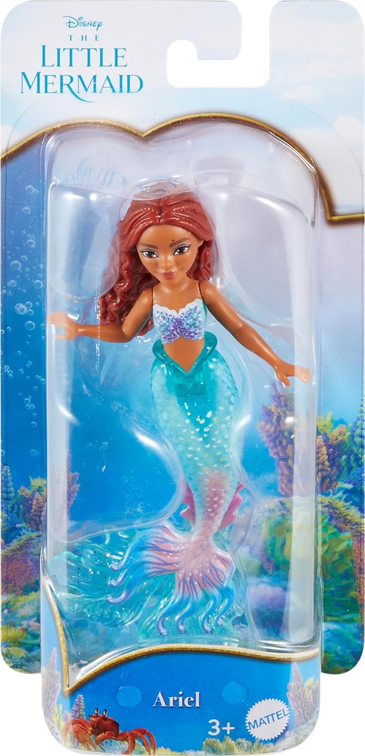 Muñeca Sirena Ariel Pequeña Disney con Cola de Firma, Juguete