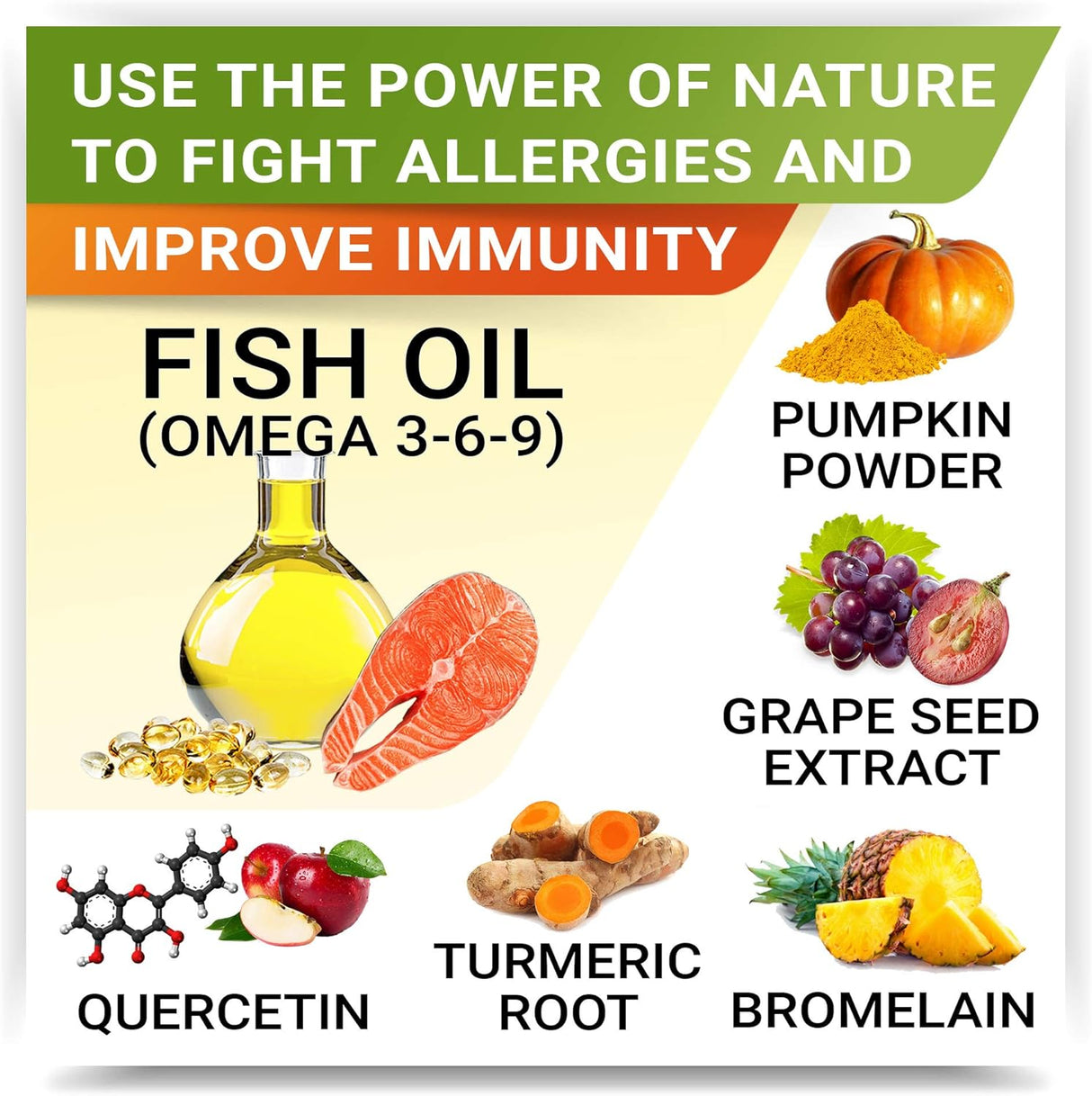 Suplemento inmunológico y digestivo con Omega 3