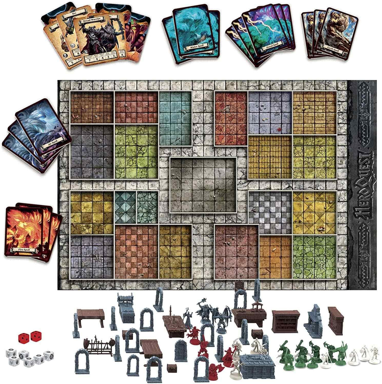 Juego de Mesa HeroQuest de Hasbro, Aventura Fantástica, 2-5 Jugadores