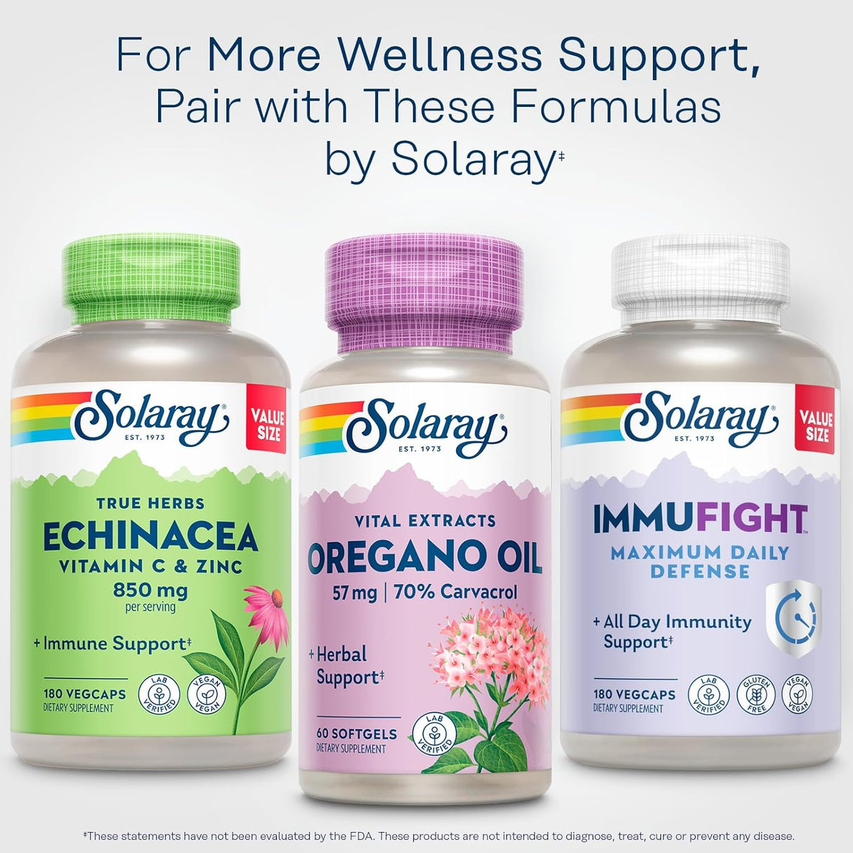 Solaray Aceite de Orégano 57 mg - 60 Cápsulas, 70% Carvacrol