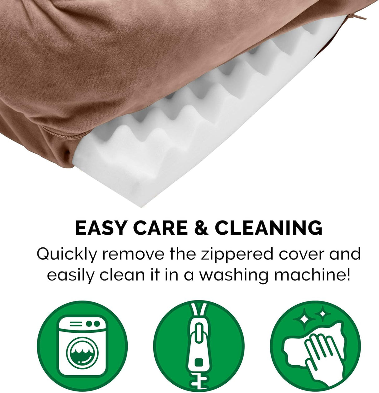 Cama ortopédica para perros grandes Furhaven, Jumbo/XL, lavable