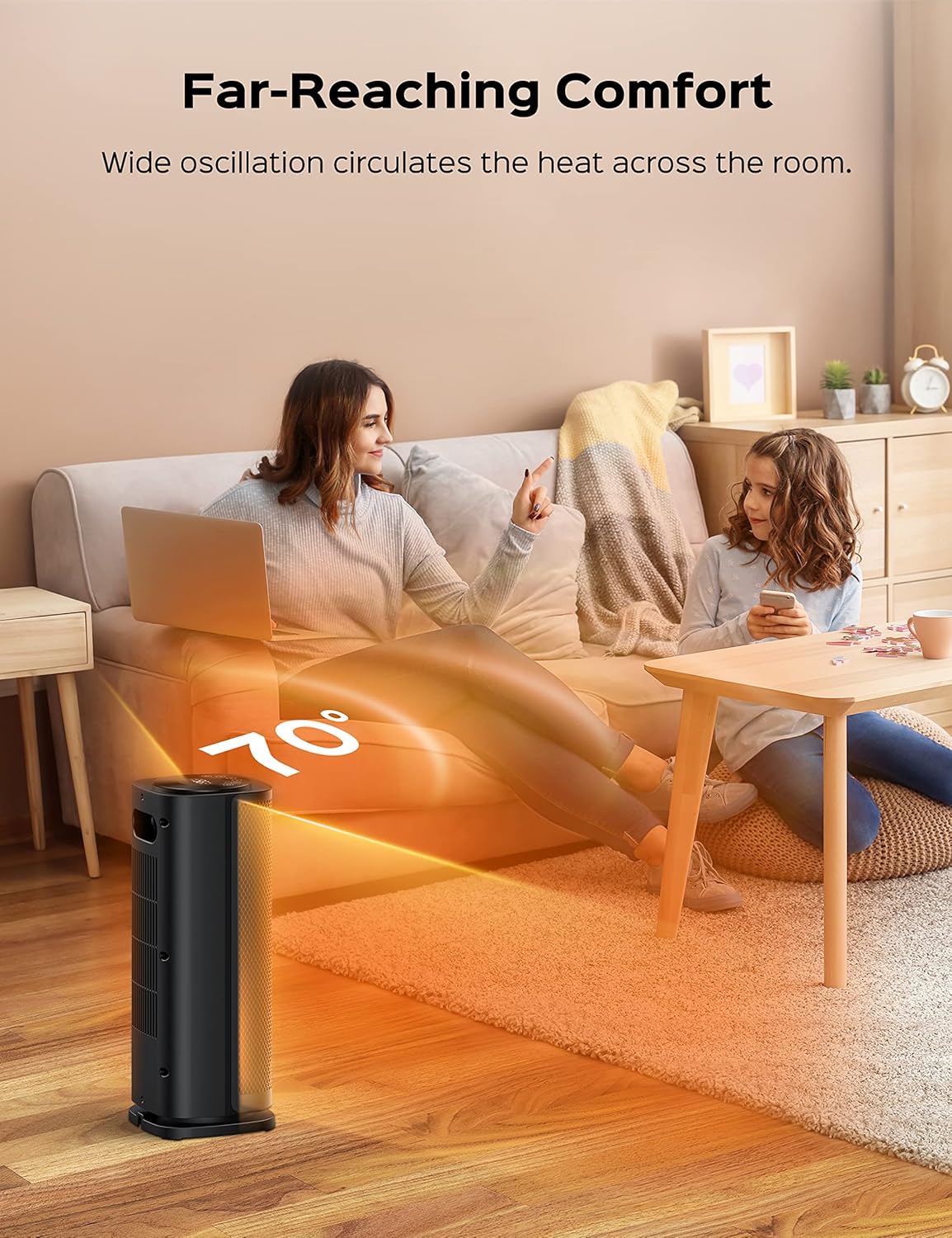 Calentadores para interior con protección contra vuelco