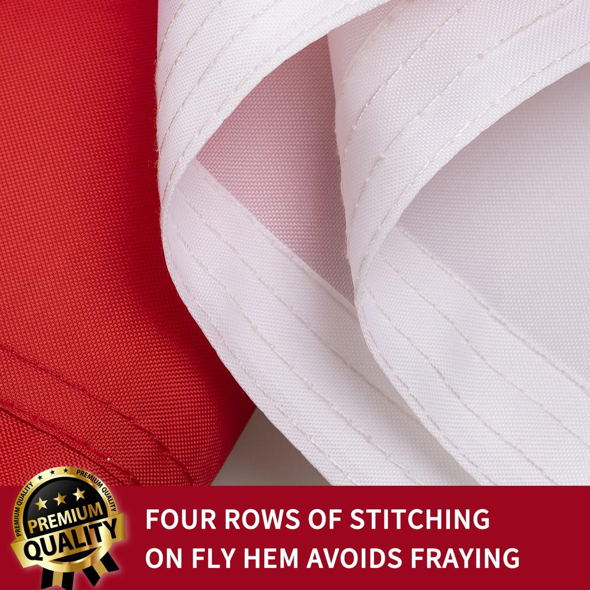 XIFAN Bandera de Inglaterra de nailon de alta calidad de 3 x 5 pulgadas, para exteriores, doble cara, resistente de nailon 210D, bandera de San Jorge, con rayas cosidas, dobladillo de 4 puntadas, ojales de latón