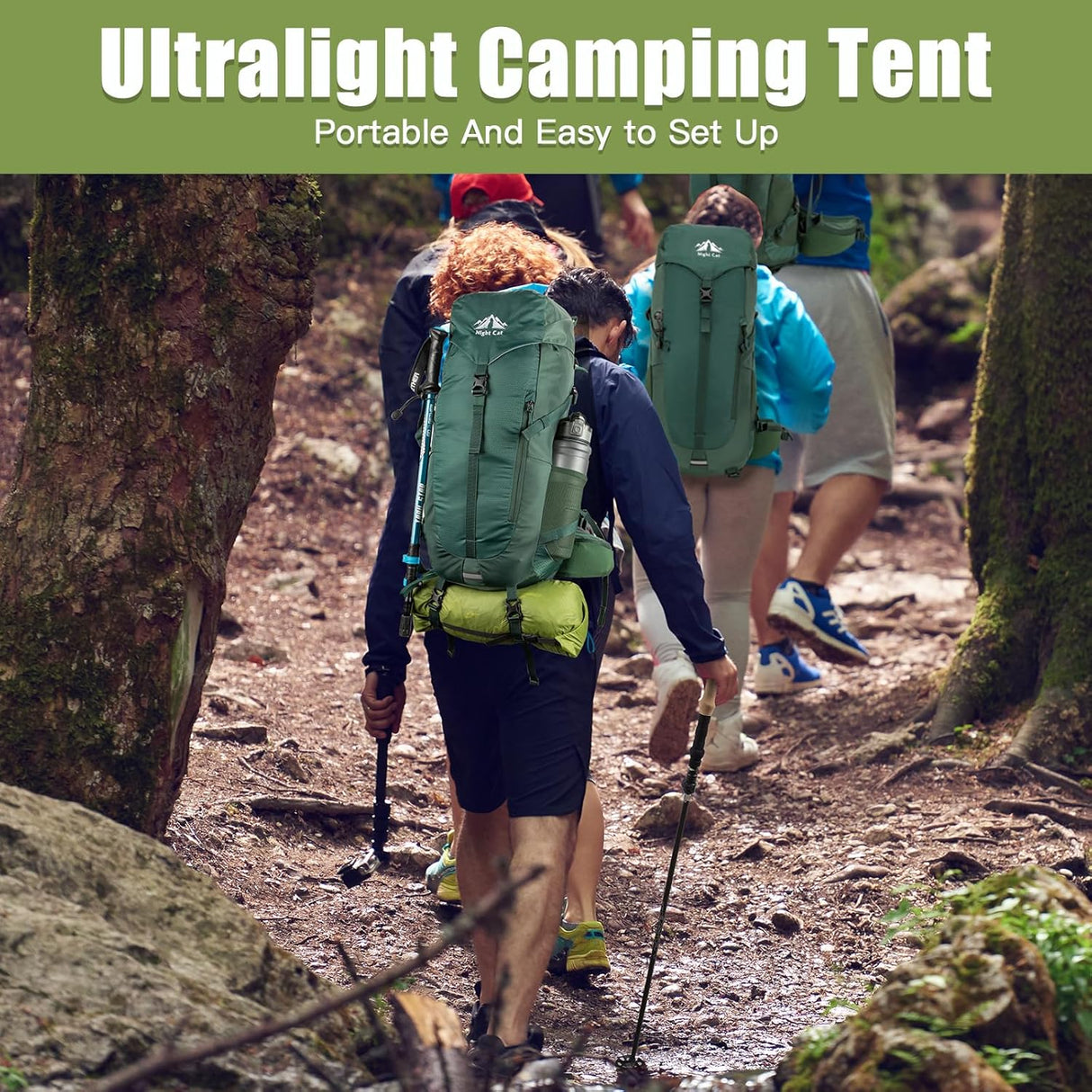 Tienda de camping Ultraligera 1 Persona - Night Cat 2 lbs