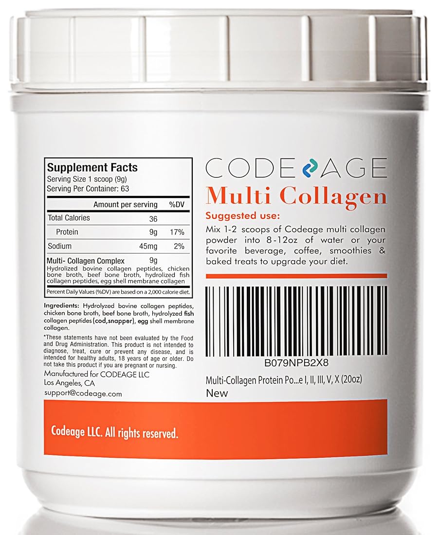 Polvo de proteína multicolágeno