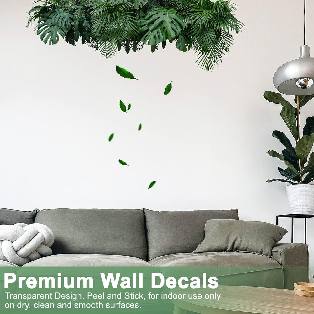 Adhesivo de Pared Hoja de Palma Tropical Decoración Removible