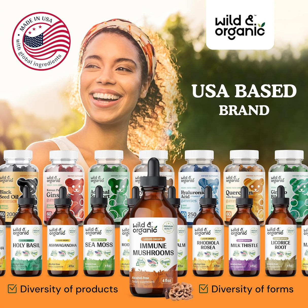 Suplemento Inmunológico de Hongos - Extracto Orgánico 8-en-1