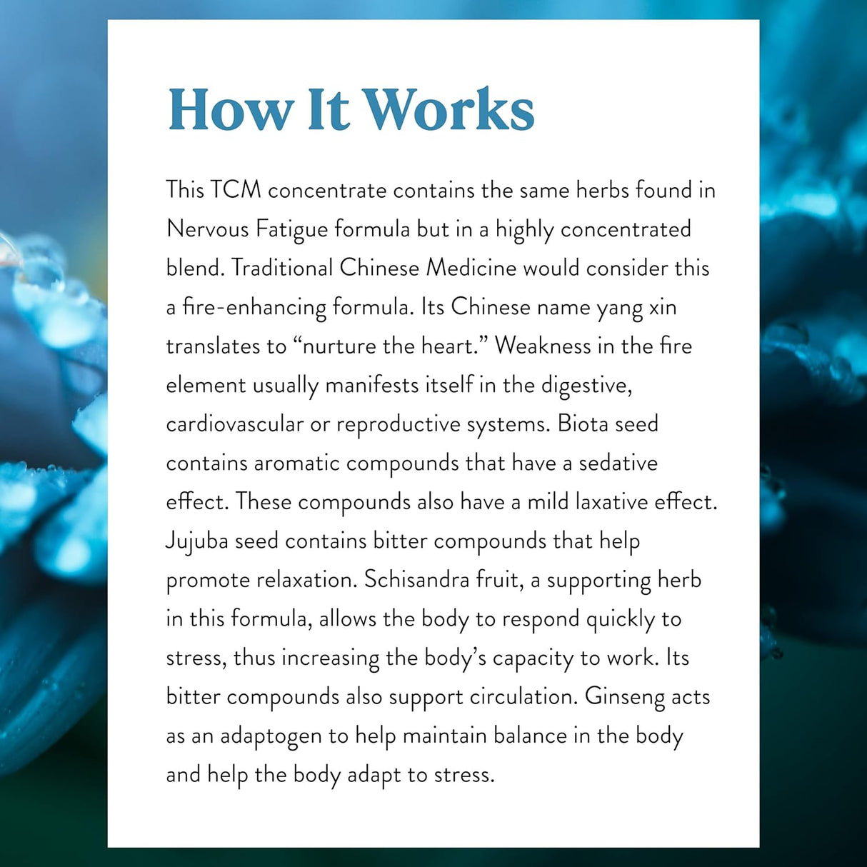 Natures Sunshine Concentrado de fatiga nerviosa TCM 30u