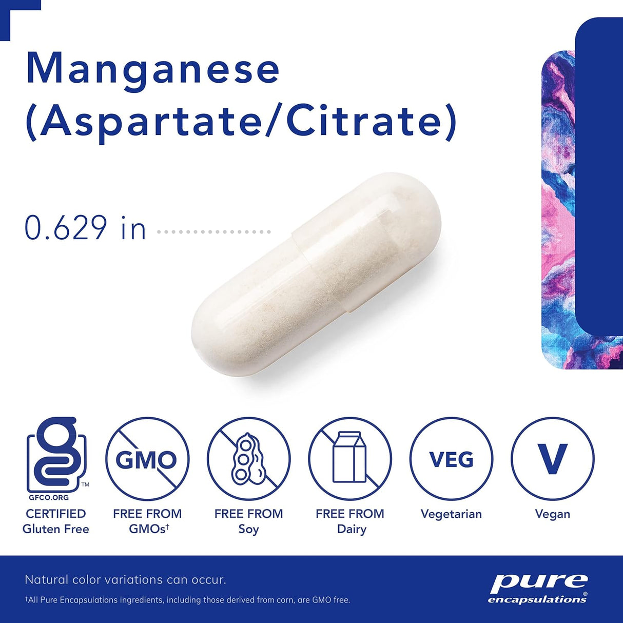 Suplementos Alimenticios Manganeso mineral hipoalergénico