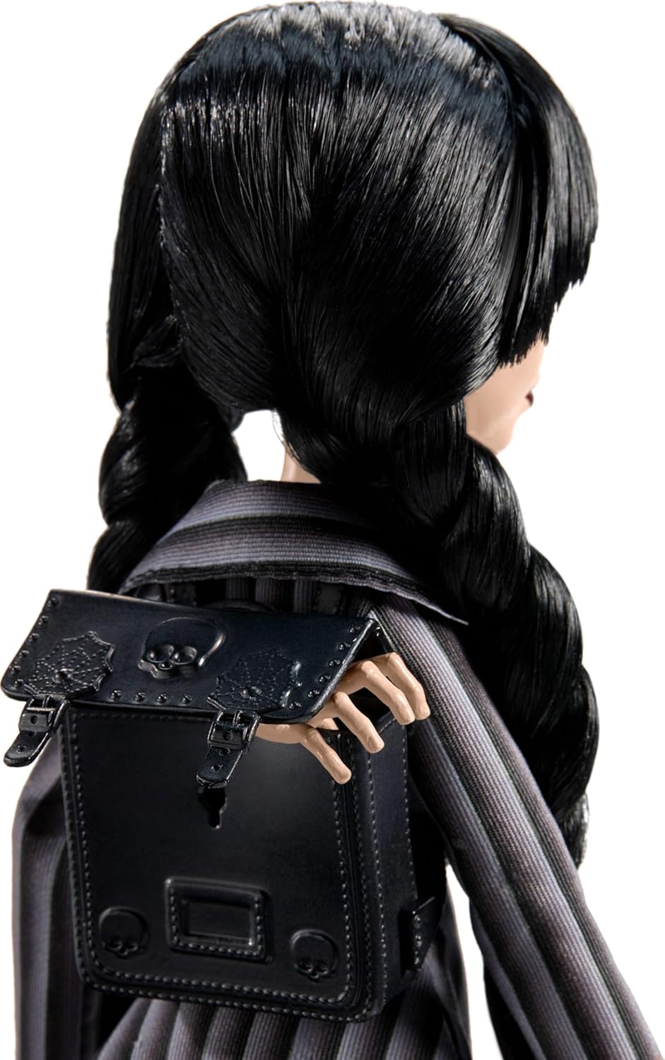 Muñeca Wednesday Addams Monster High, uniforme Nevermore, Thing