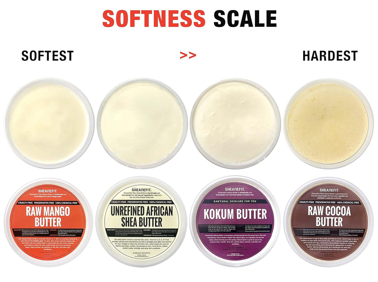 Manteca de Karité Africana Cruda, Hidratante Natural Diario