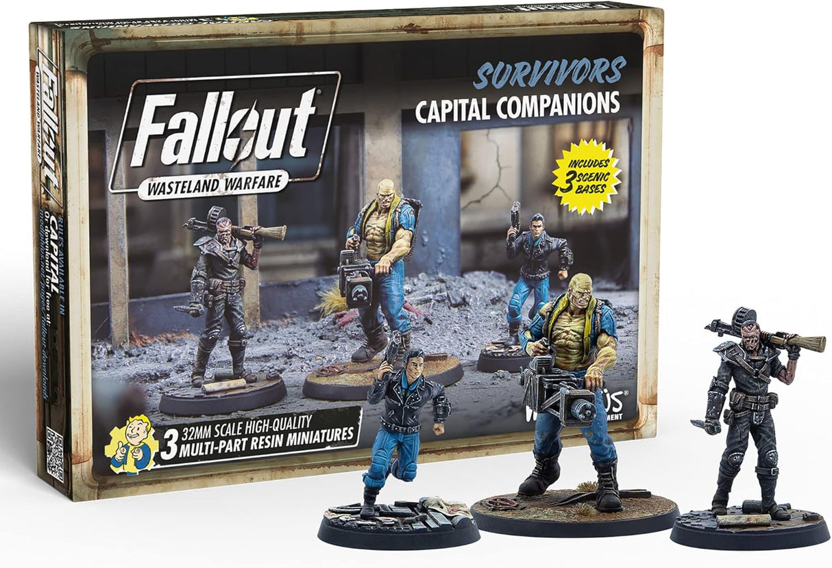 Miniaturas Fallout Wasteland Warfare: Capital Companions 32mm