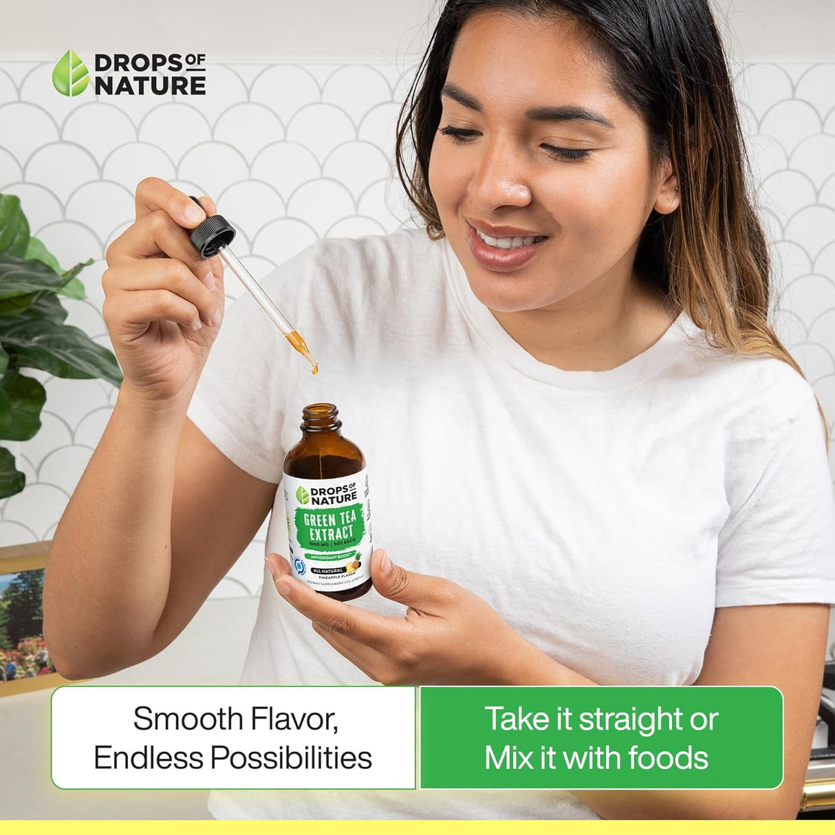 Suplemento Extracto de té verde – 1000 mg 50% EGCG 2 oz.