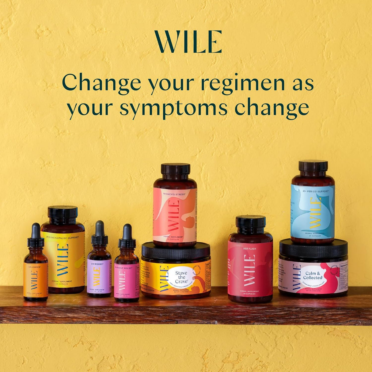 Suplemento de perimenopausia para mujeres WILE