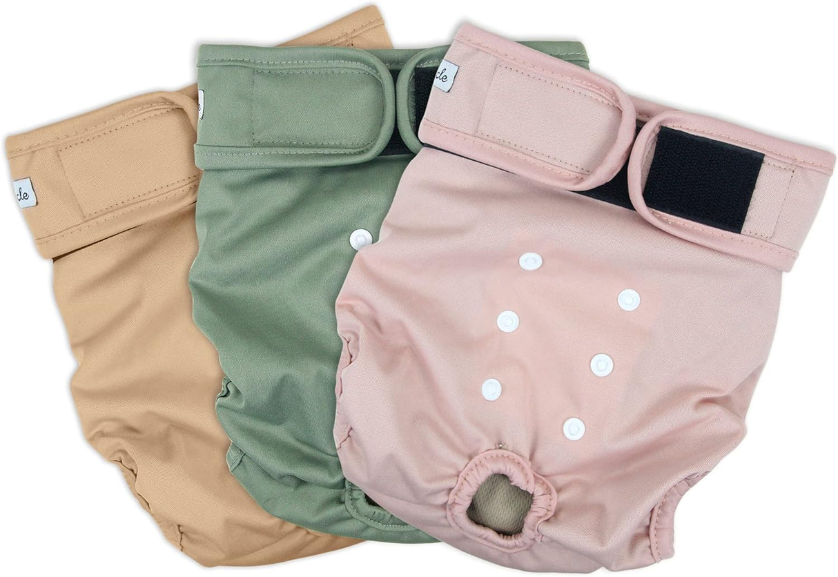 Grecle Pañales lavables para perras en celo – Pañales