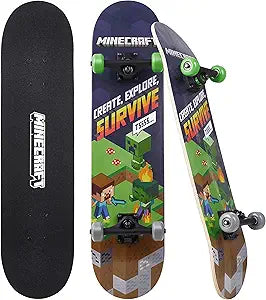 Skateboard de 31 pulgadas, deck de arce de 9 capas, modelo XYZ