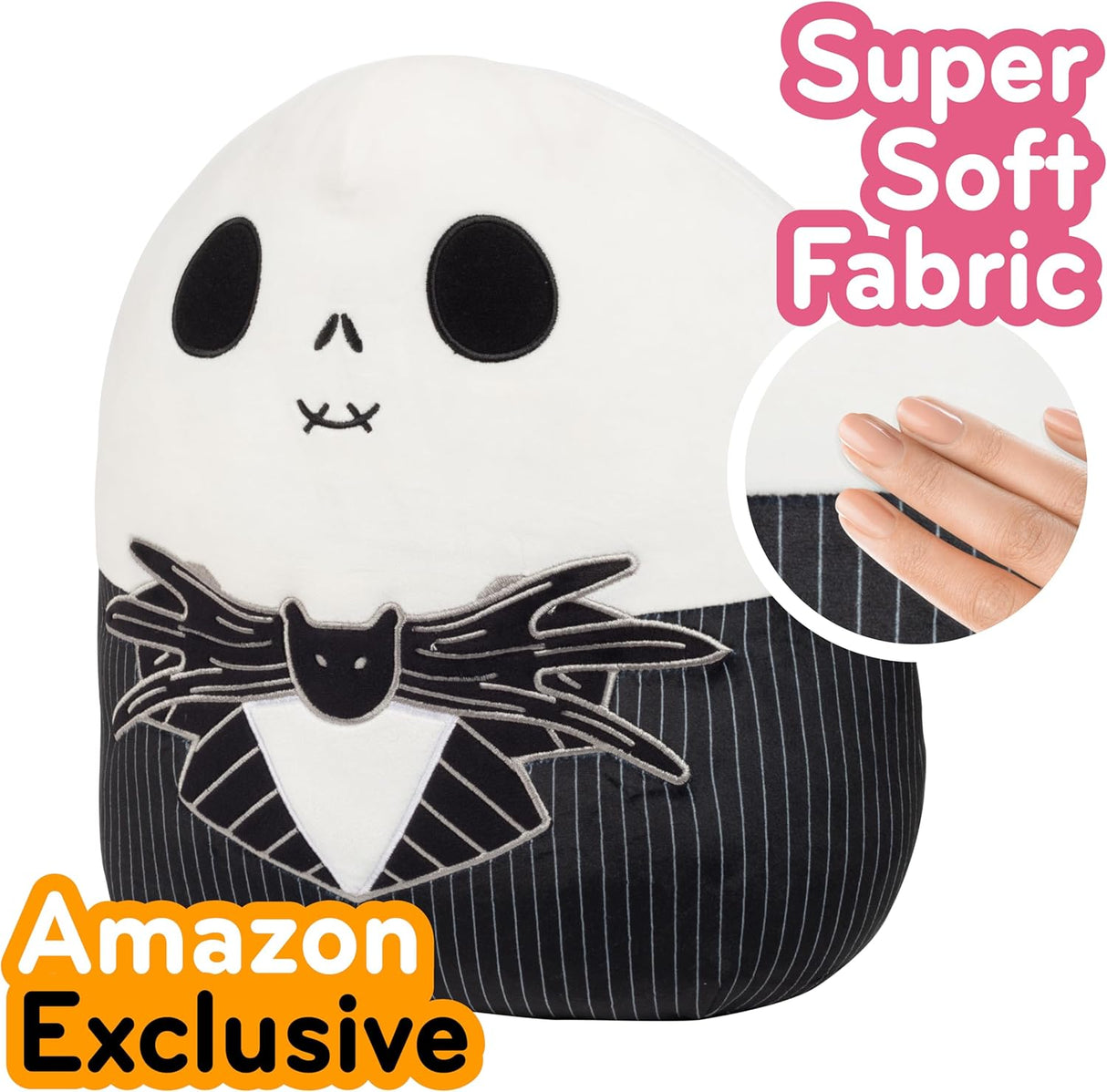 Peluche Jack Skellington 14” - Squishmallows - Suave y Coleccionable