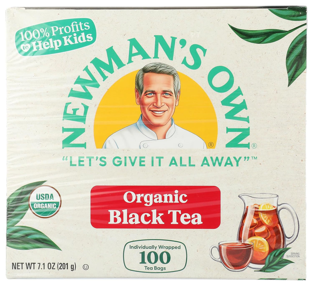 Té Negro Orgánico Newman's Own, 100 Bolsitas, Royal Black Tea