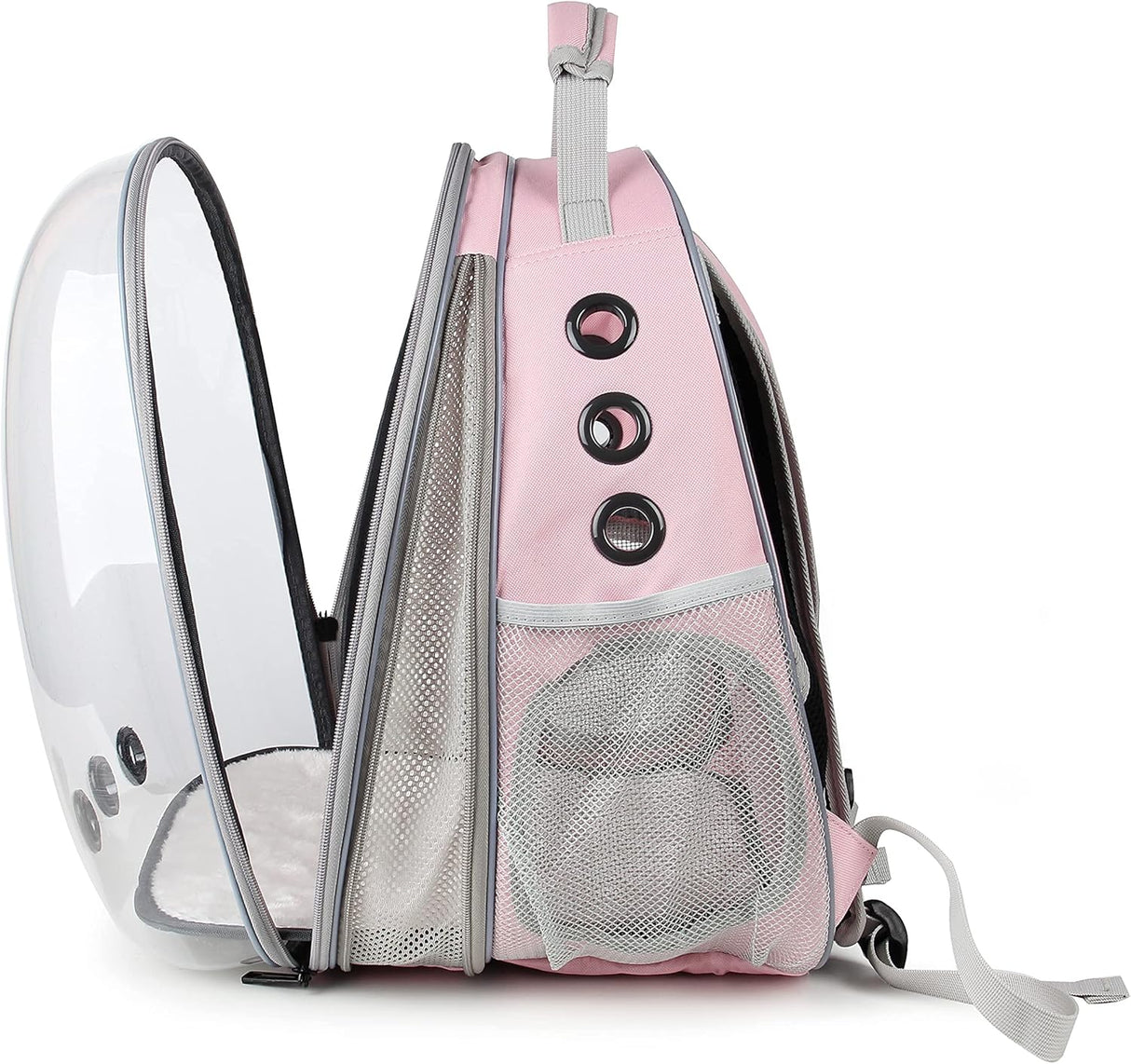 Mochilas para Gatos Aprobado por aerolíneas color rosado