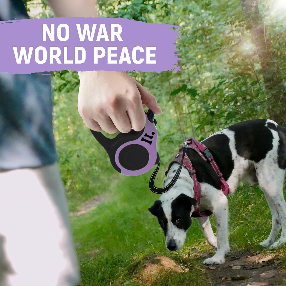 Correa Retráctil Automática para Perros, Mango Antideslizante