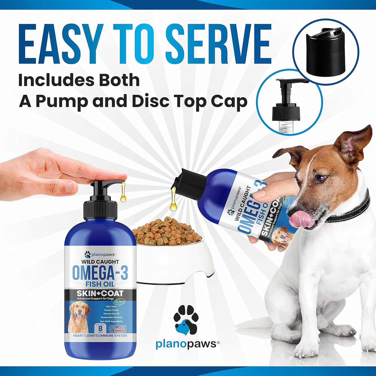 Vitaminas Aceite de pescado para perros mejor que el aceite