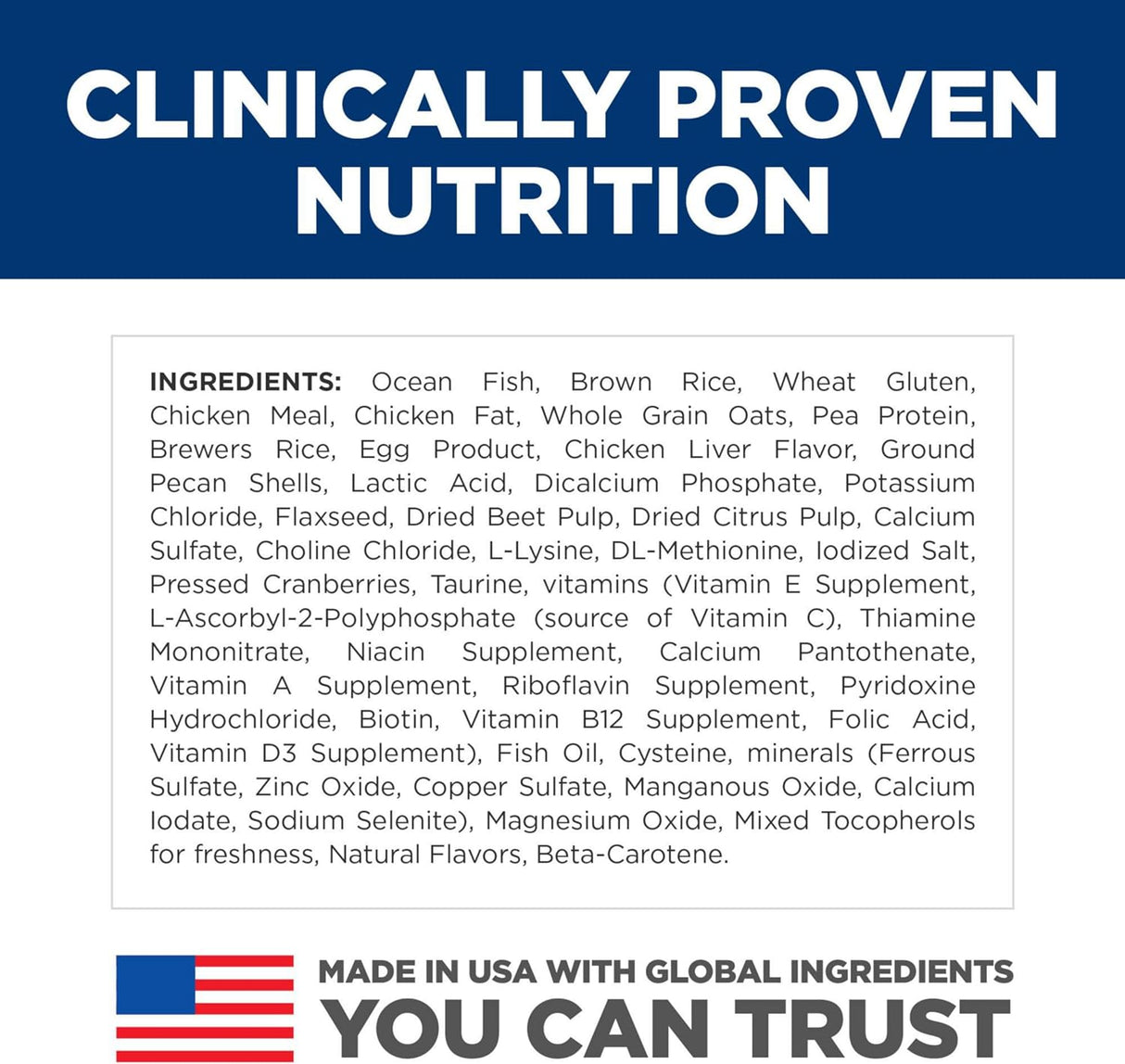 Hill's Pet Nutrition Science Diet Kitten Ocean Fish & Brown Rice Receta de alimento seco para gatos, bolsa de 3.5 libras