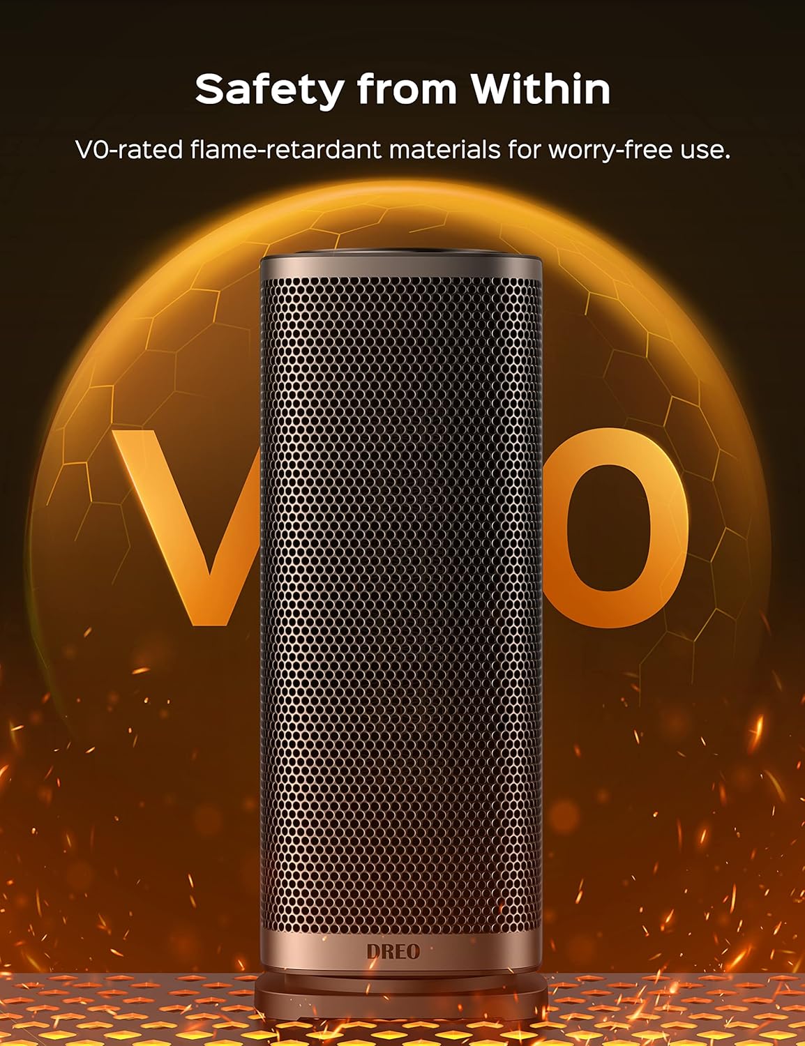 Calentadores para interior con protección contra vuelco