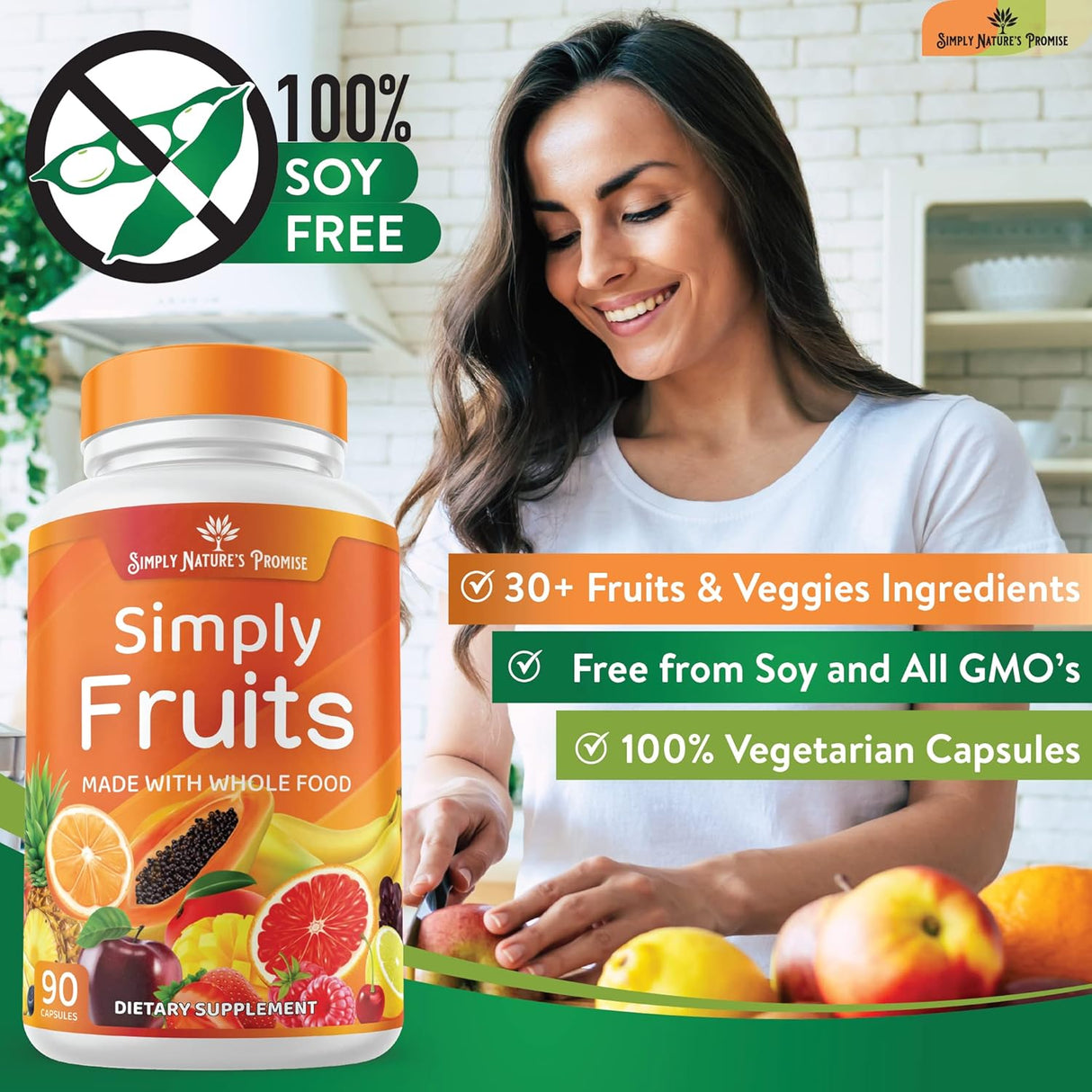 Suplementos de frutas y verduras vitaminas y minerales