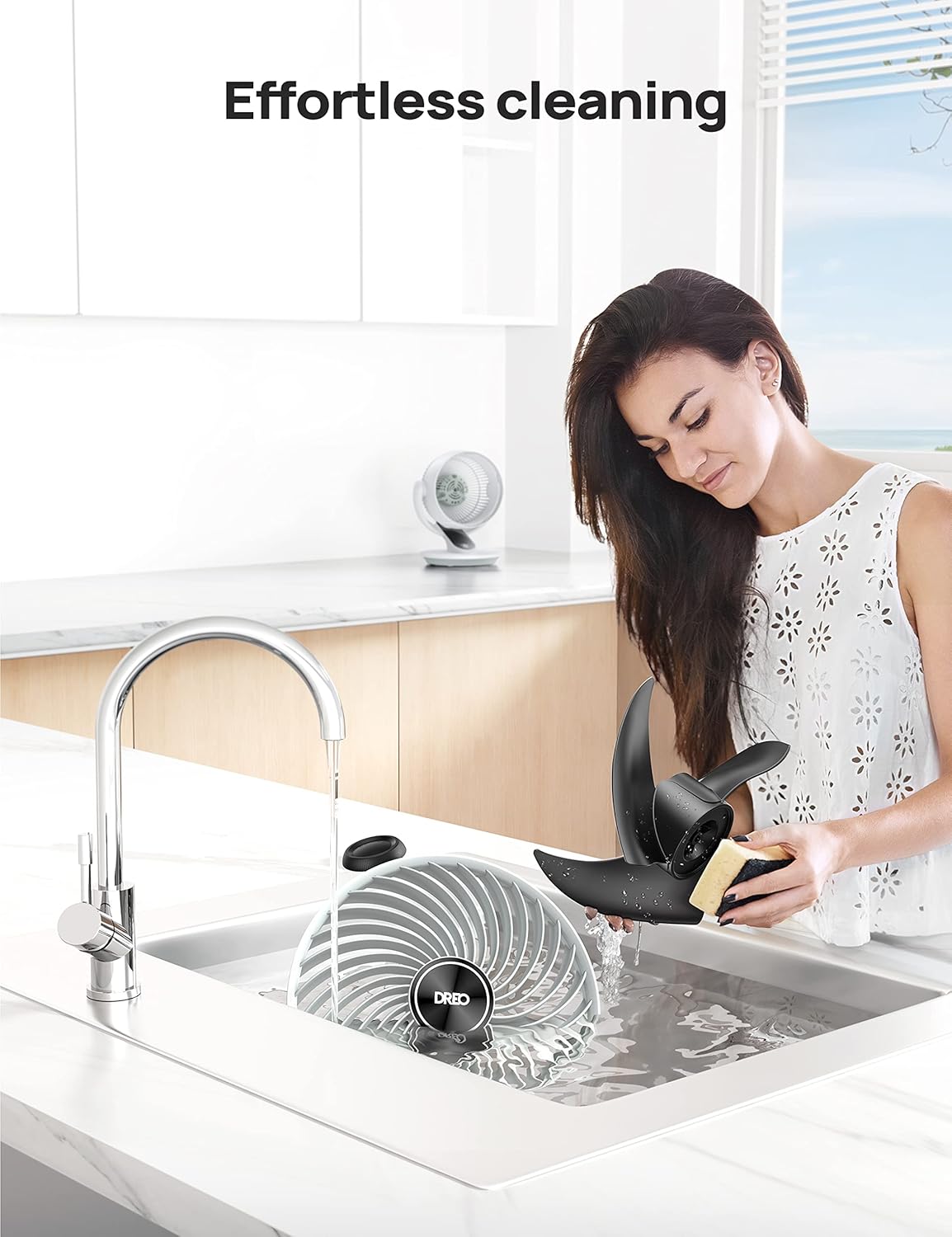 Ventilador Dreo Oscilante 13 Silencioso, 4 Velocidades, Modelo X