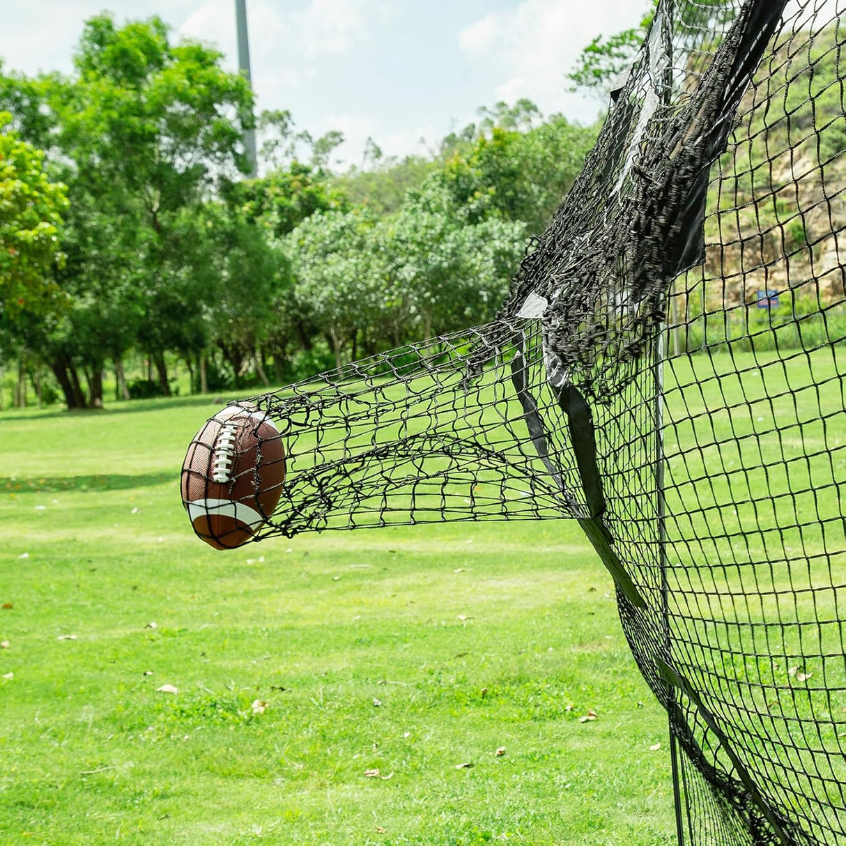 Red de repuesto de fútbol para entrenamiento QB sin nudos