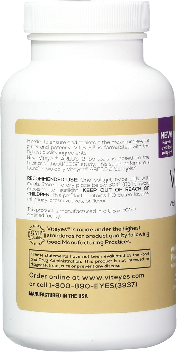 Suplemento VITEYES® AREDS2 Vitamina para ojos 120und dosis