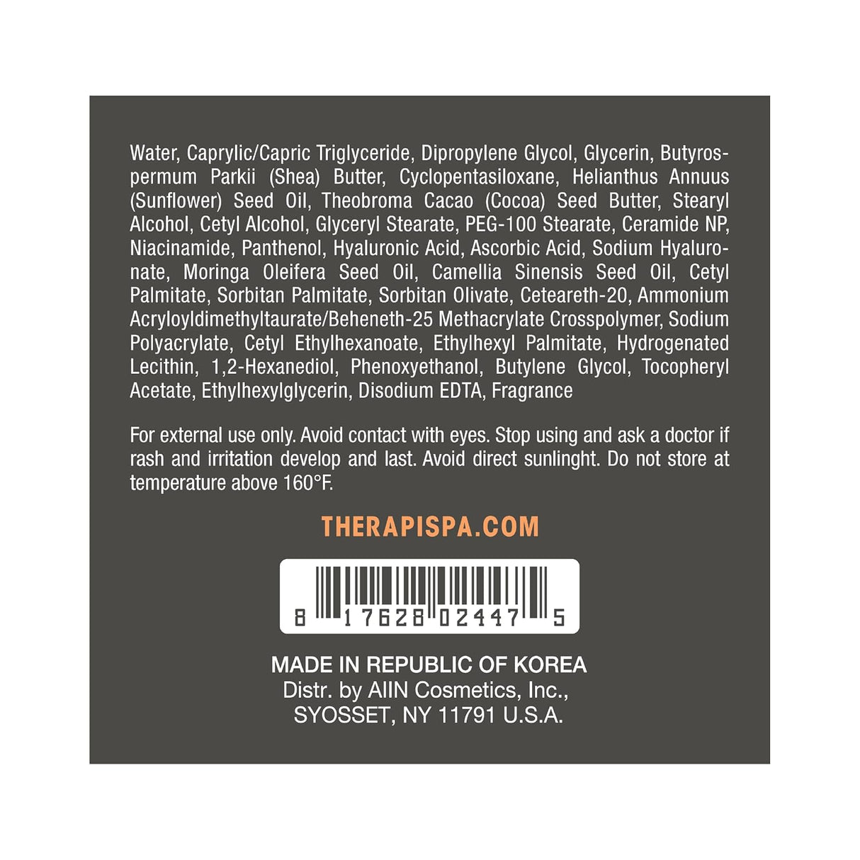 Manteca Corporal Hidratante con Ceramidas y Ácido Hialurónico