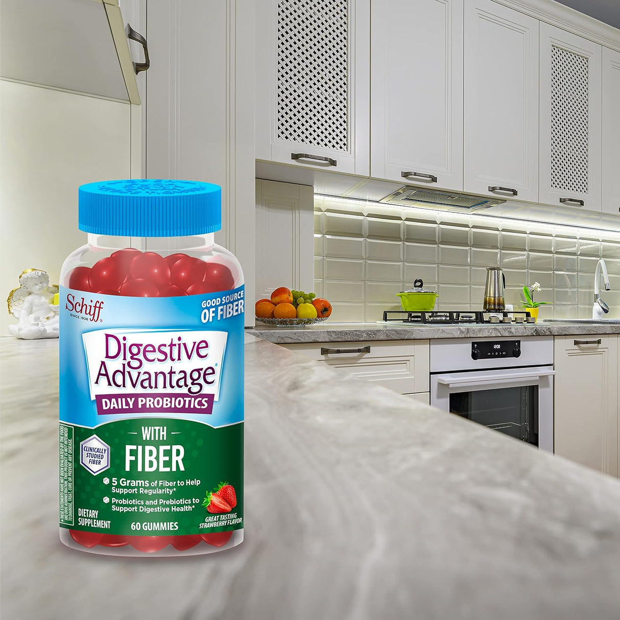 Suplementos Digestive Advantage Gomitas de fibra prebiótica