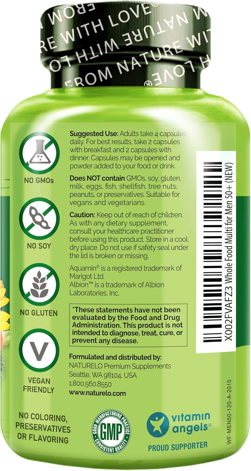 Suplemento Multivitamínico de alimentos minerales de hierbas