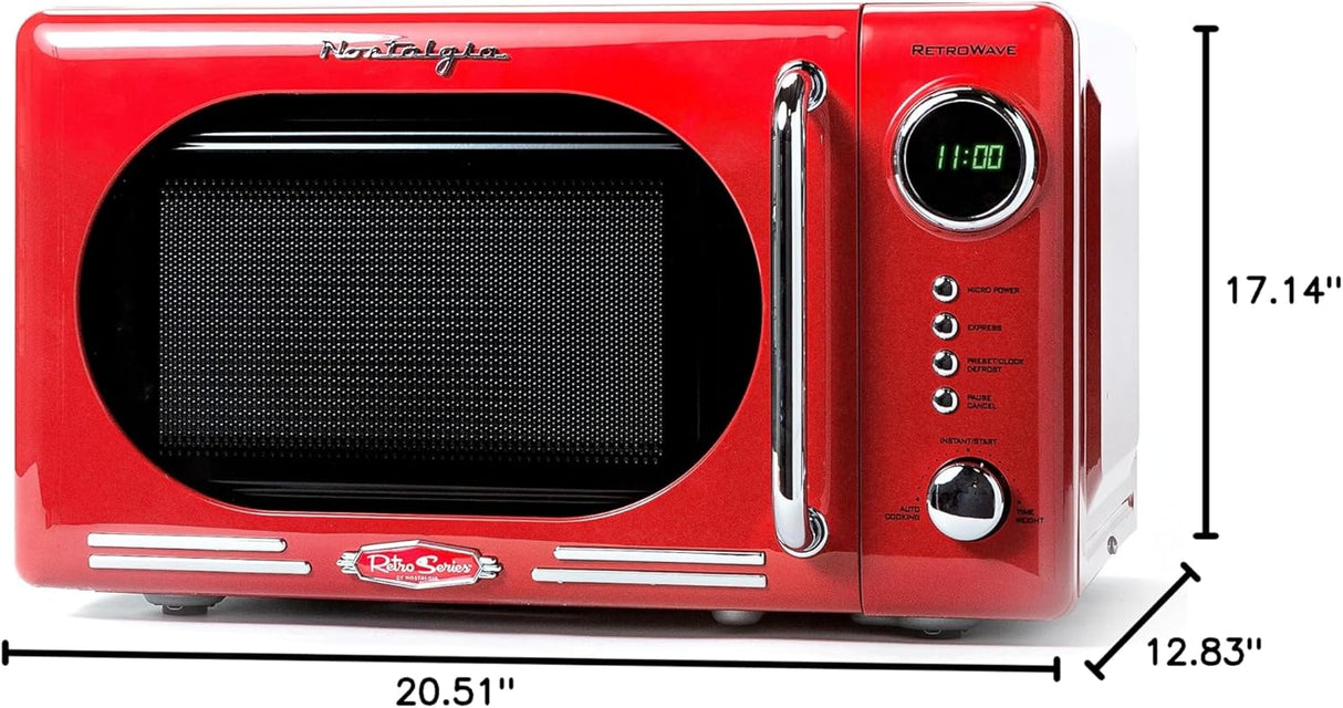 Horno Microondas Nostalgia 0.7 Cu Ft 700W y TOSHIBA EM131A5C-BS