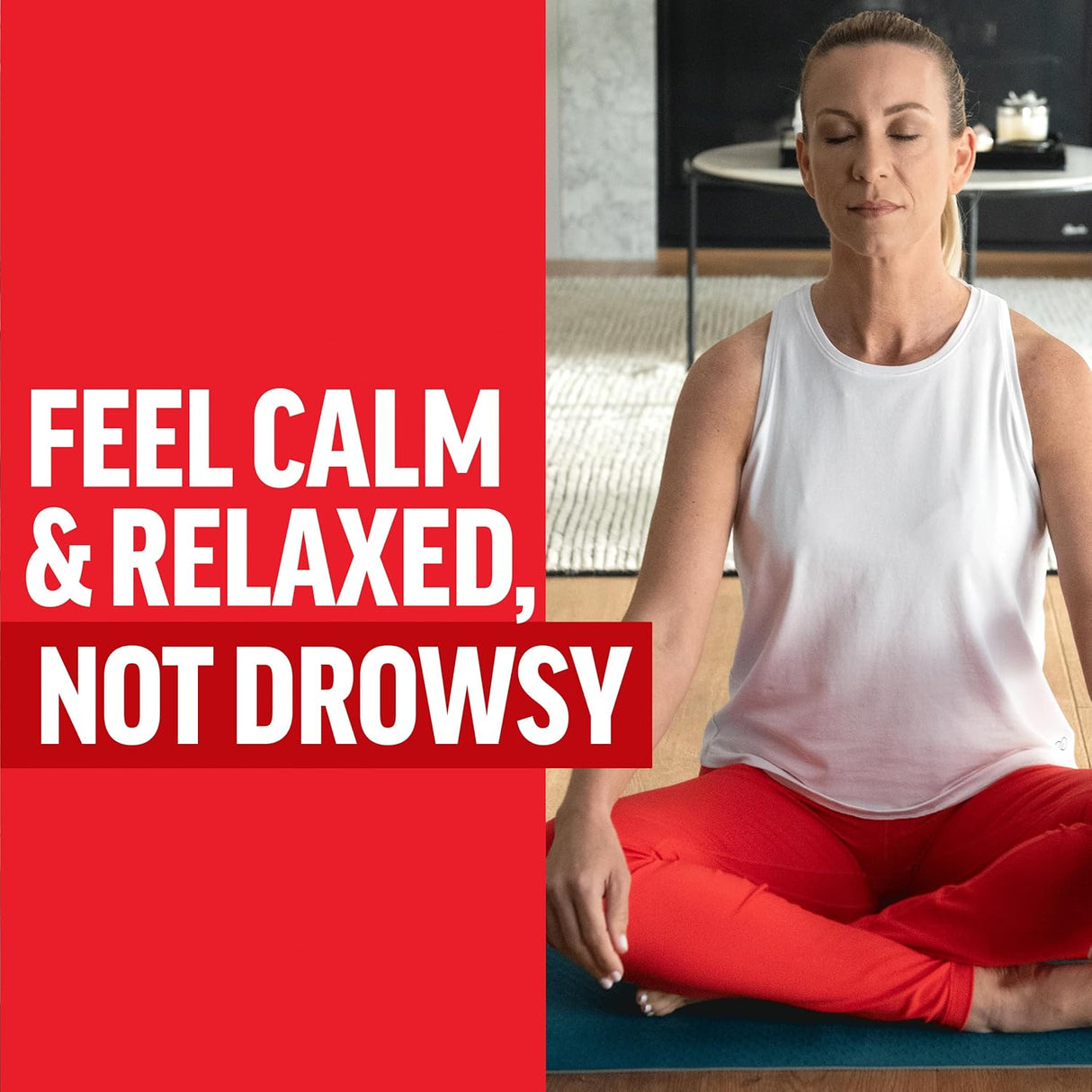 Suplemento extra fuerte de L-teanina para aliviar el estrés