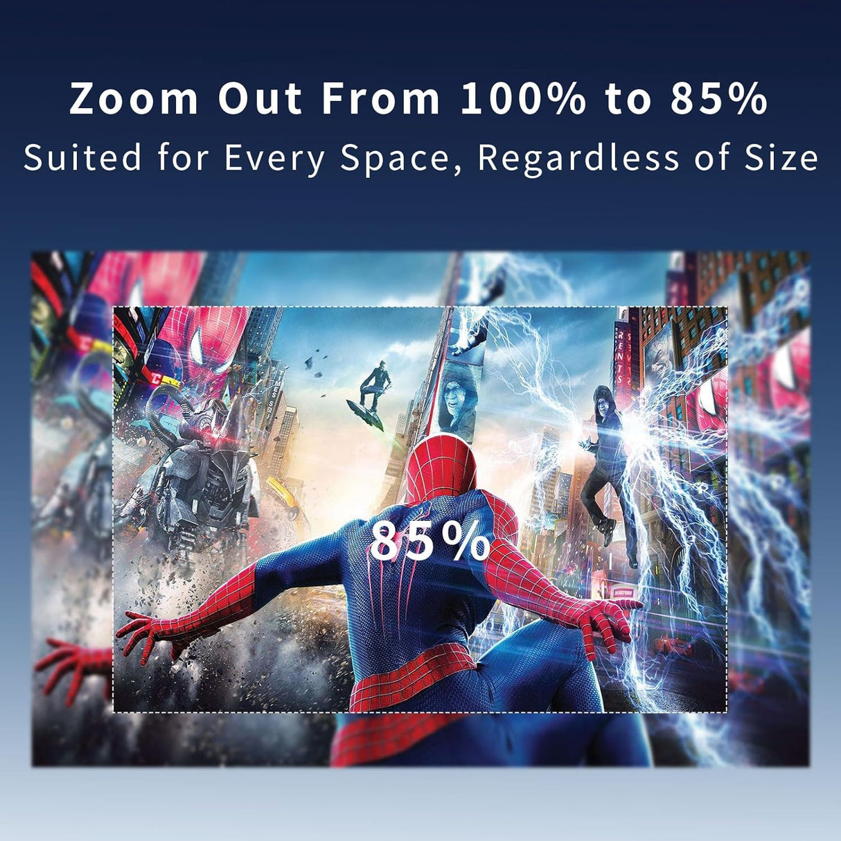 Proyector portátil WiFi Bluetooth HY300: Mini, Auto Keystone