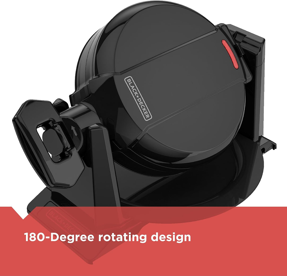 Waffle Maker Rotativo BLACK+DECKER, fácil de usar, WMD200B