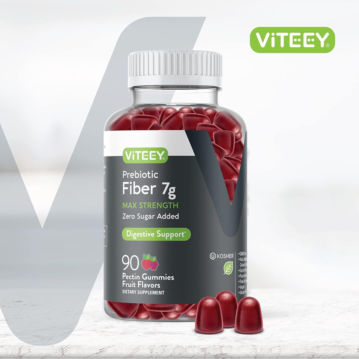 Suplementos de fibra prebiótica 7G extra fuerte Viteey