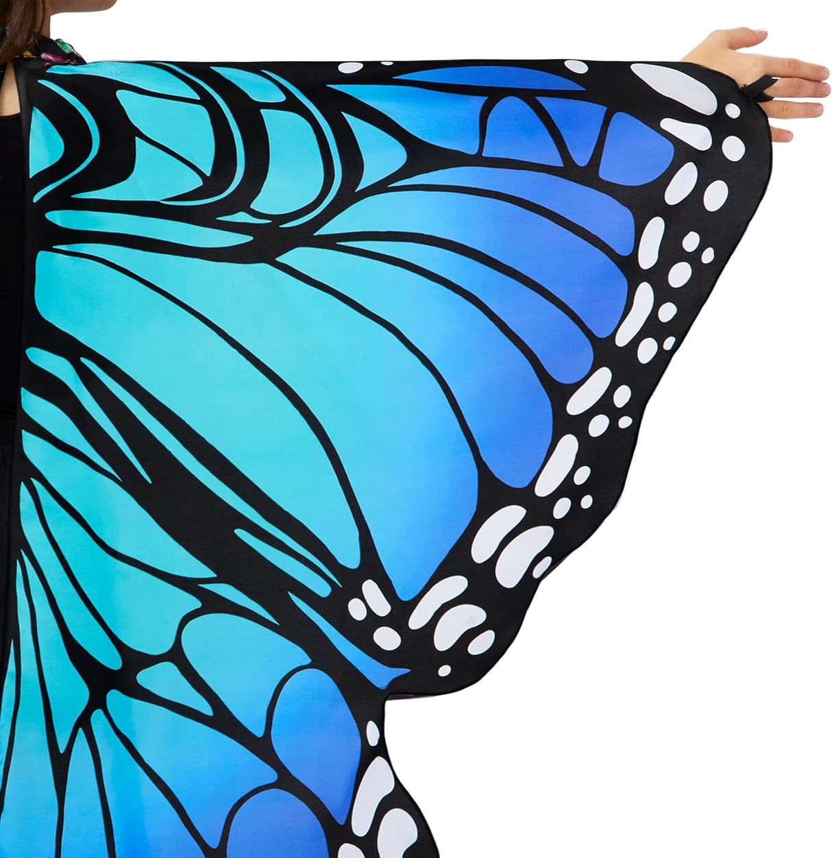 Disfraz Azul de Mariposa para Niñas, Spooktacular Creations, Máscara y Diadema