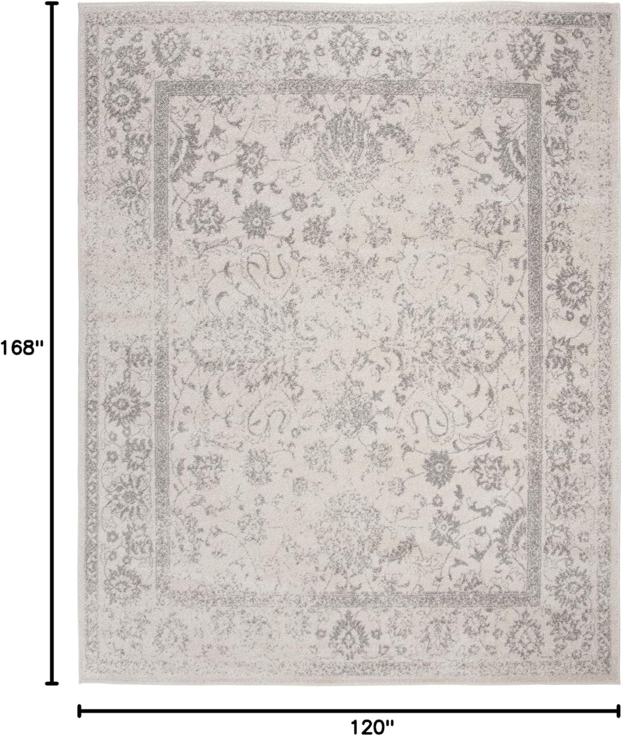 Alfombra Área Oriental Distressed, Fácil Cuidado, ADR109C