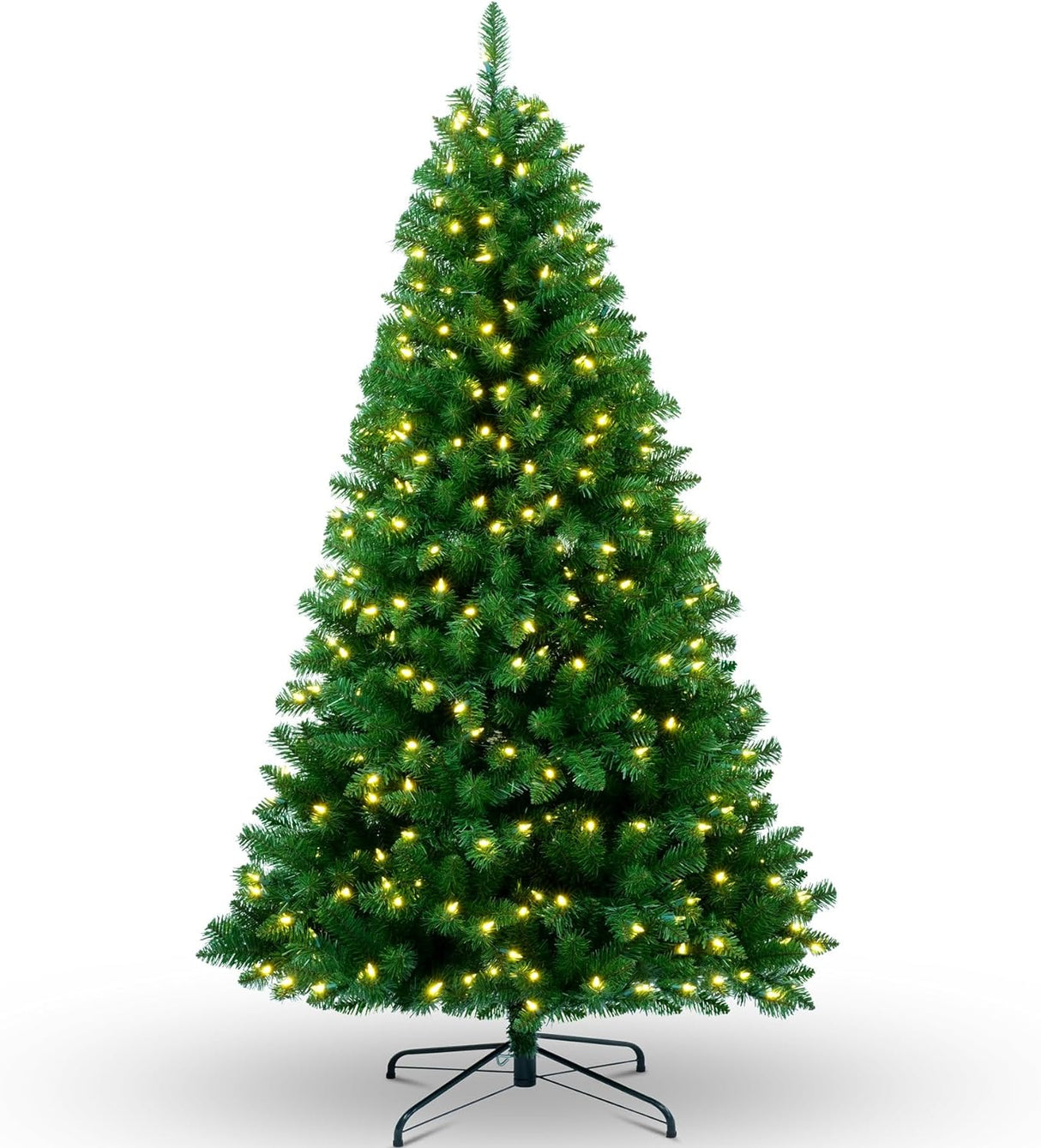 Árbol de Navidad YULETIME 6.5ft Preiluminado con luces LED